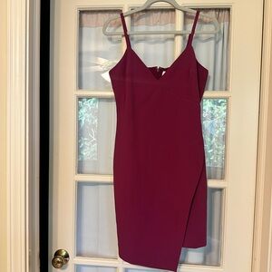 Likely Red Spaghetti Strap Sheath Dress Cocktail